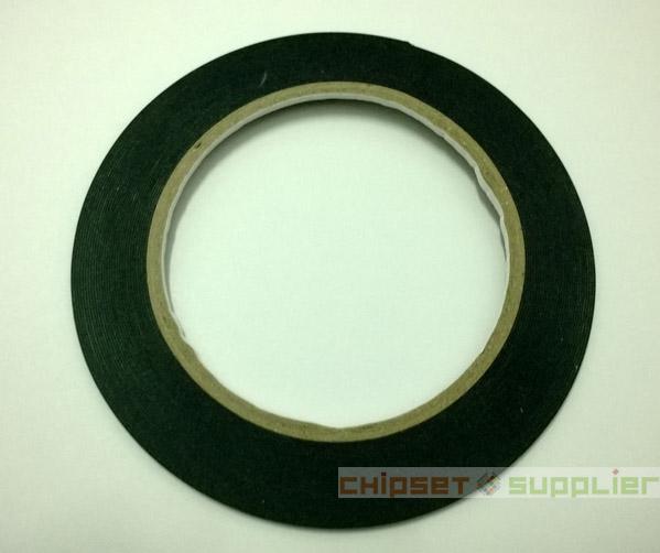 10 roll 2mmx0.5mmx10M Double Sided Adhesive Black Foam Tape for phone tablet mini pad gps Gasket Repair, Dust proof