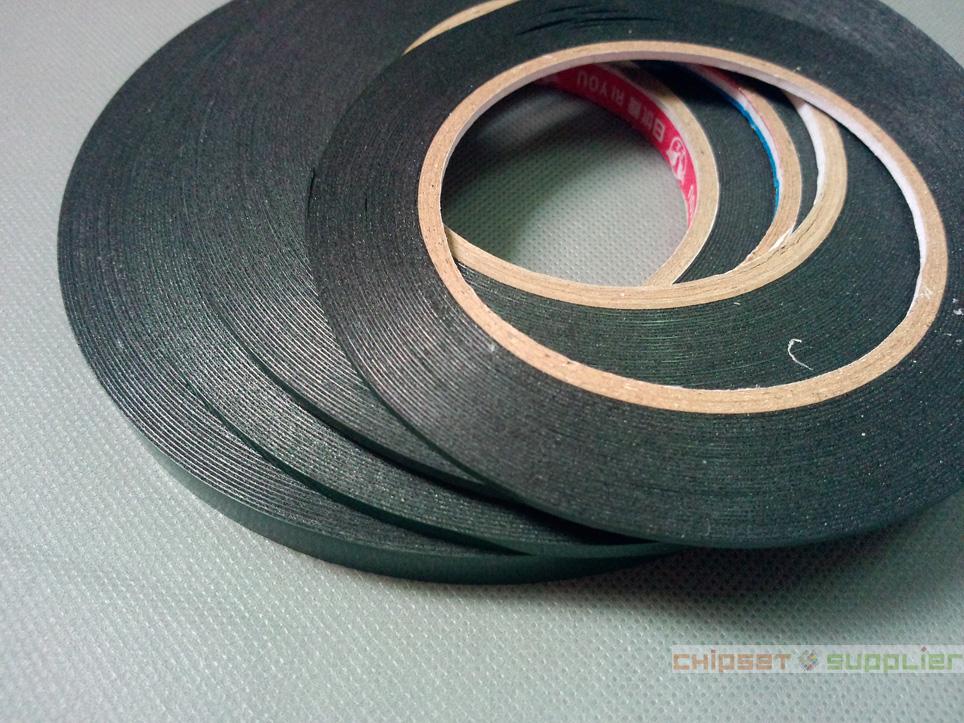 10 roll 5mmx0.5mmx20M Double Sided Adhesive Black Foam Tape for phone tablet mini pad gps Gasket Repair, Dust proof