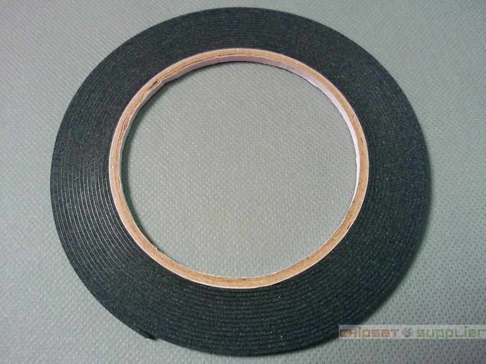 10 roll 5mmx1mmx10M Double Sided Adhesive Black Foam Tape for phone tablet mini pad gps Gasket Repair, Dust proof