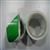 4.5cm x 18M Floor Warning Adhesive Tape、Work Area Caution Tape、Ground Attention Tape Abrasion-Proof Green and White